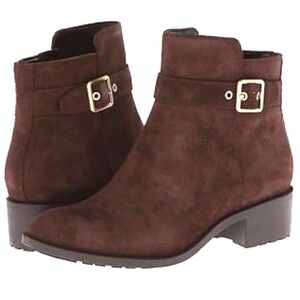 Cole Haan Brown Suede Indiana Ankle Boots 7.5